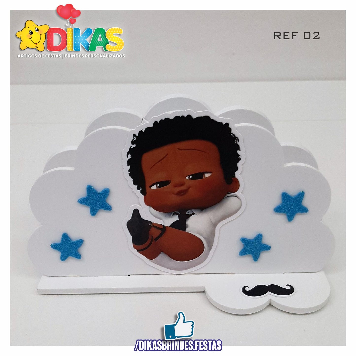 PORTA-GUARDANAPO EM PVC - BOSS BABY