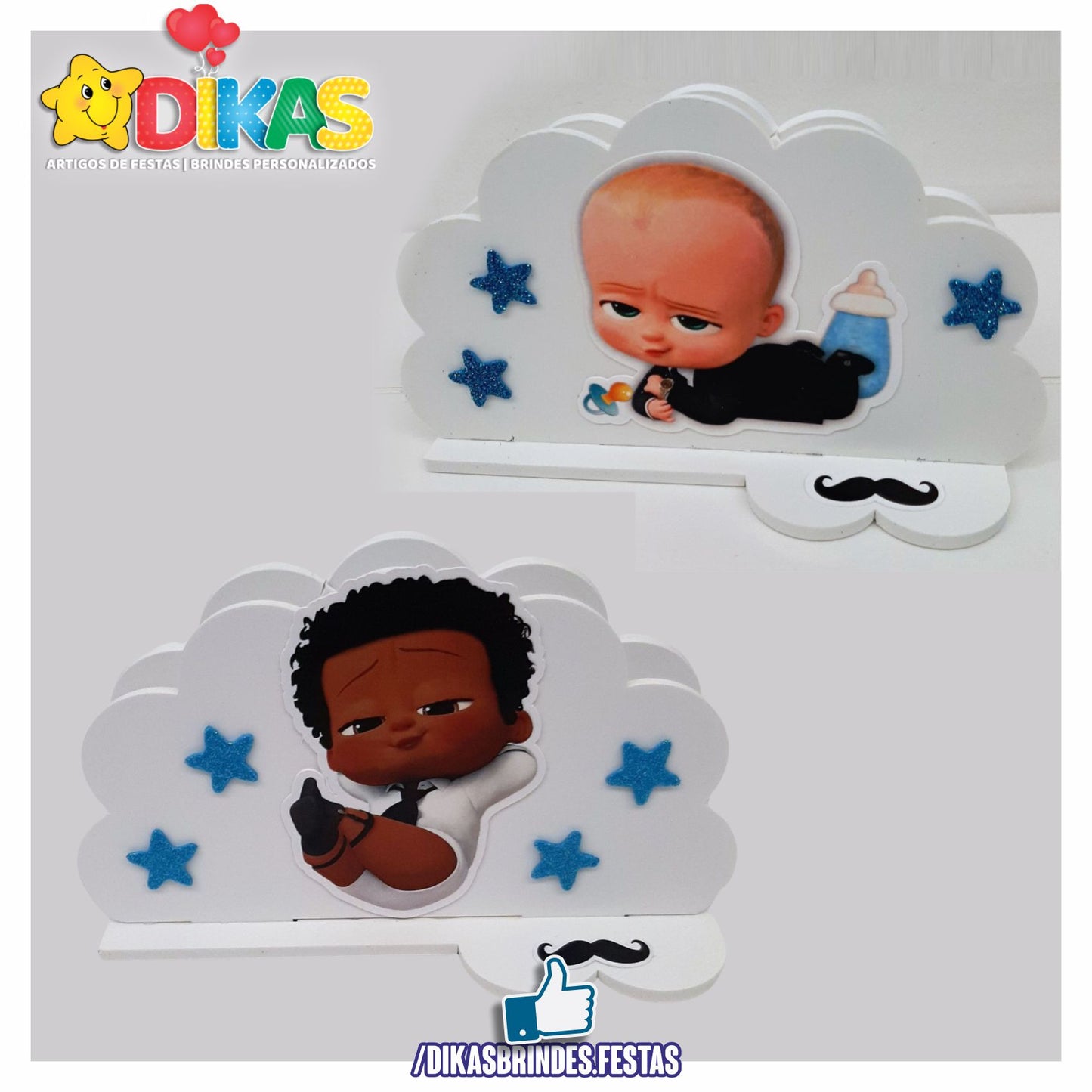 PORTA-GUARDANAPO EM PVC - BOSS BABY