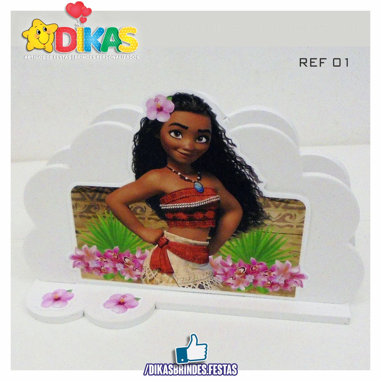 PORTA-GUARDANAPO EM PVC - VAIANA