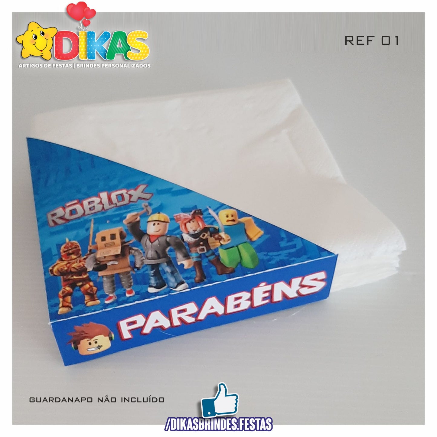 PORTA-GUARDANAPO EM PAPEL - ROBLOX