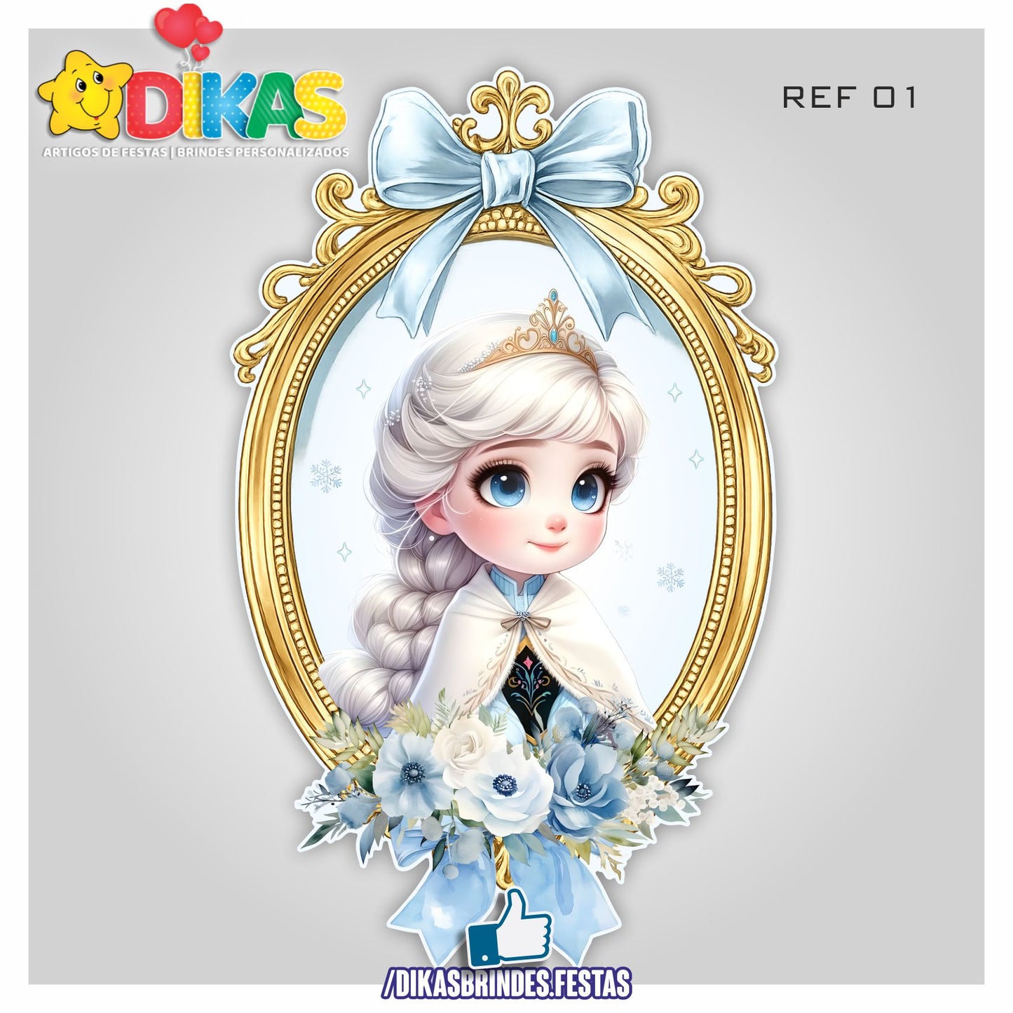PLACAR DE PAREDE - FROZEN