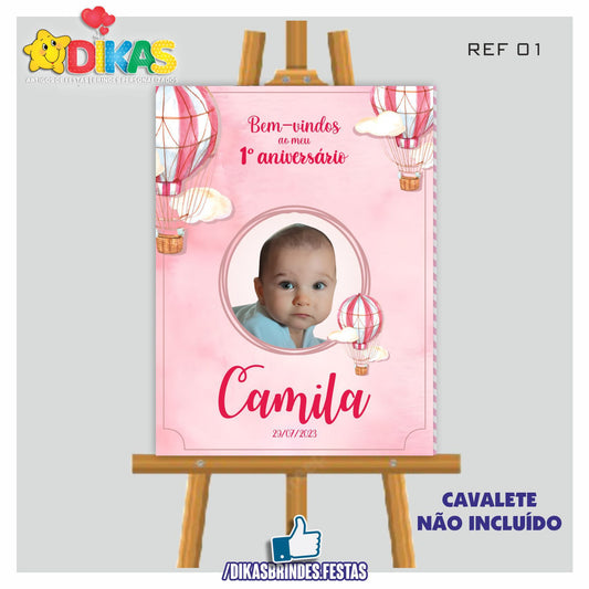 PLACARD DE ENTRADA PERSONALIZADO - BEBÉ