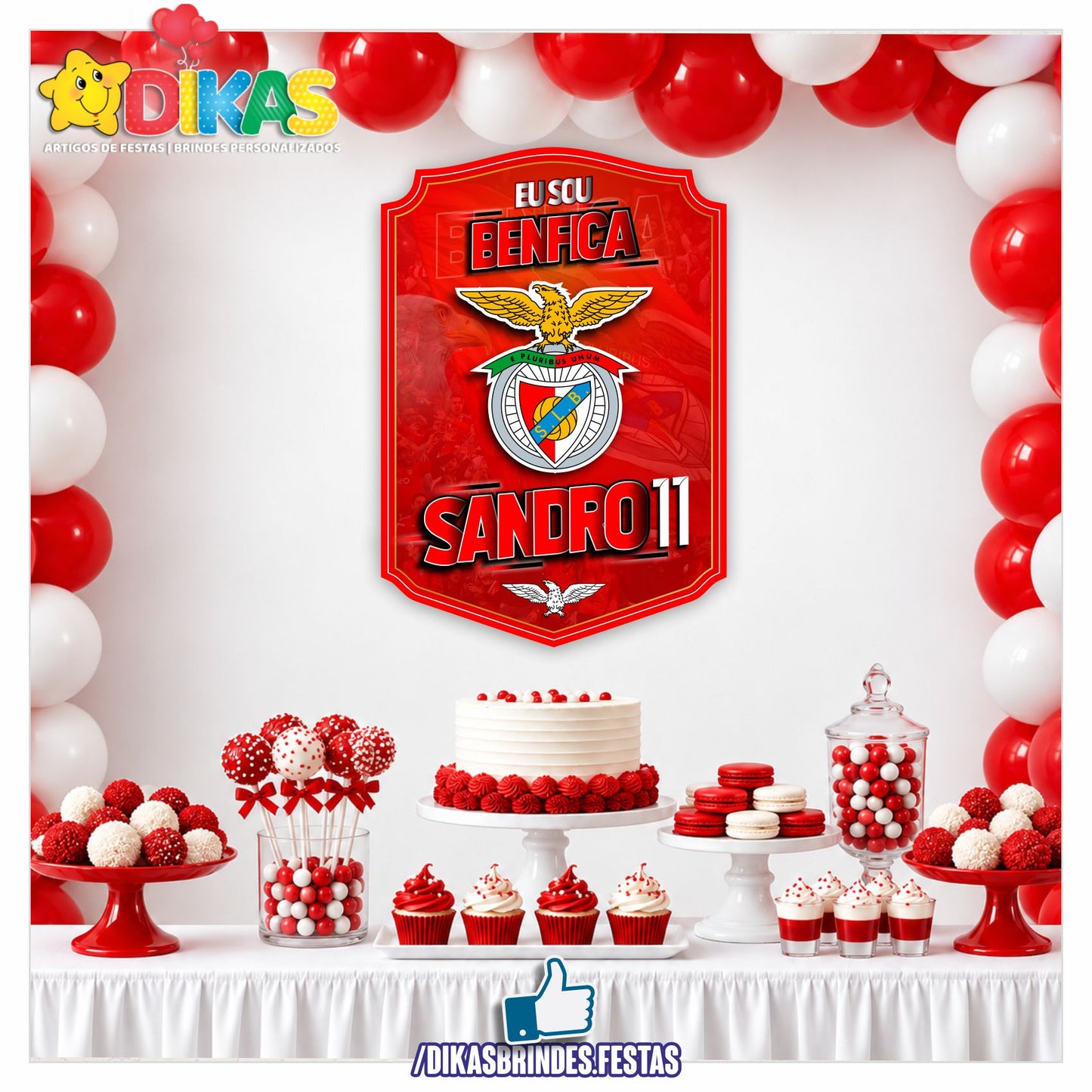 PLACAR DE PAREDE - FUTEBOL BENFICA