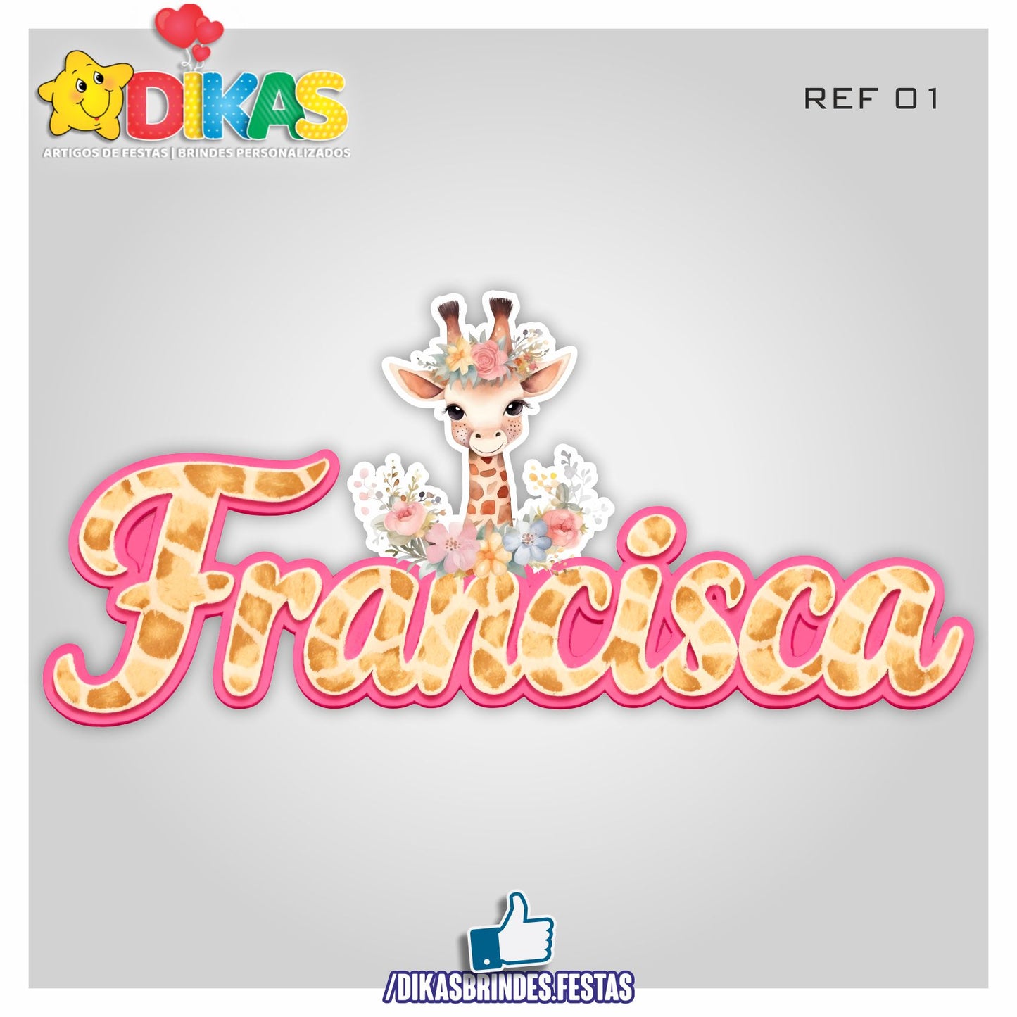 PLACAR DE PAREDE - ANIMAIS DA SELVA