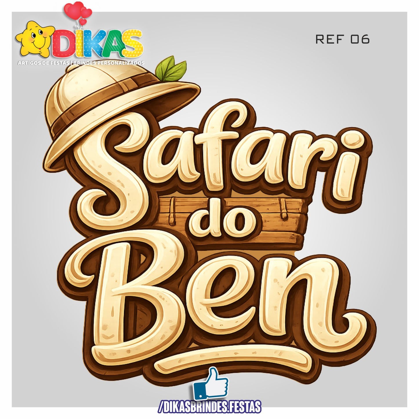 PLACAR DE PAREDE - ANIMAIS DA SELVA