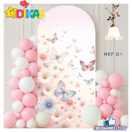 PAINEL ROMANO - BORBOLETA / JARDIM ENCANTADO