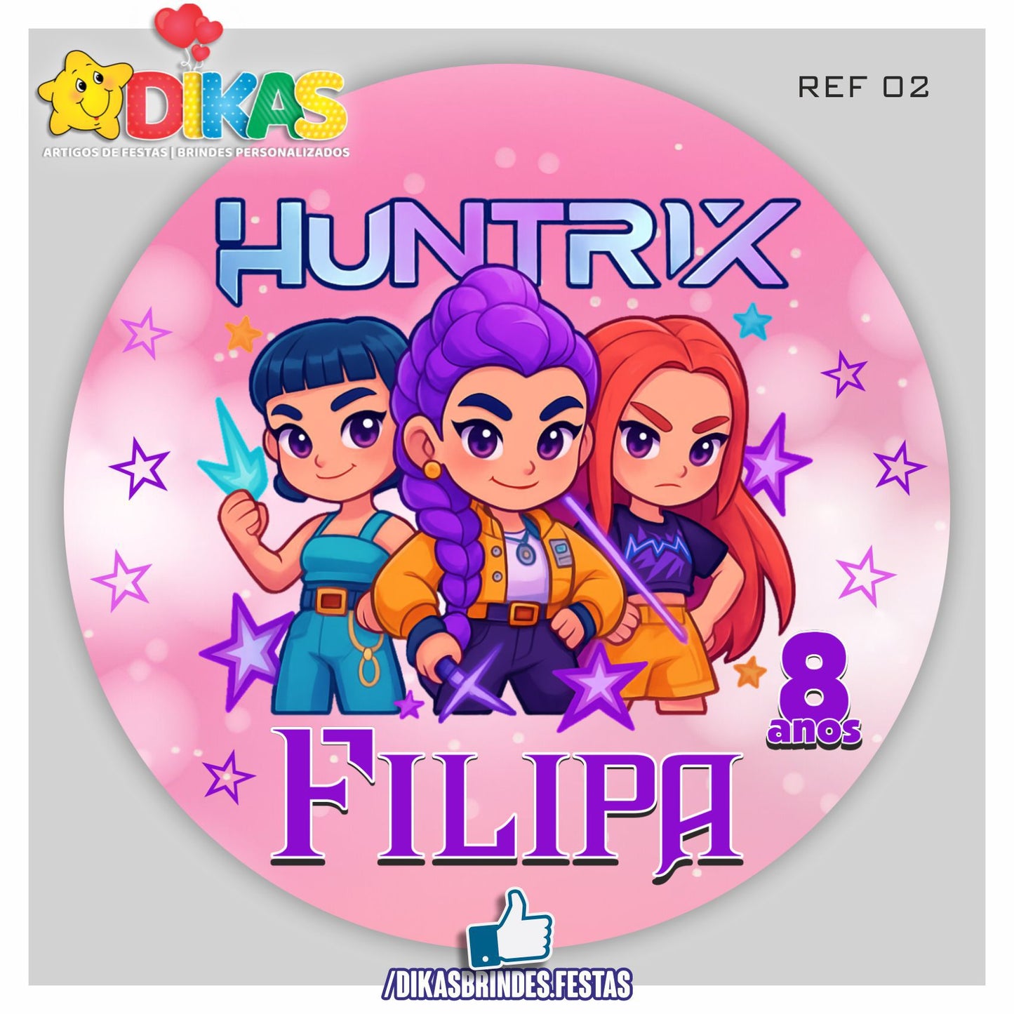 PAINEL CENÁRIO REDONDO - Guerreiras do K-POP