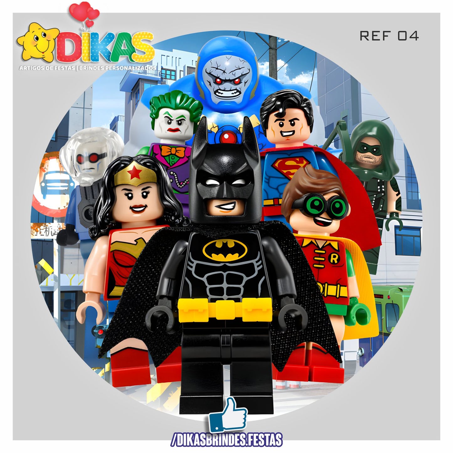 PAINEL CENÁRIO REDONDO - LEGO