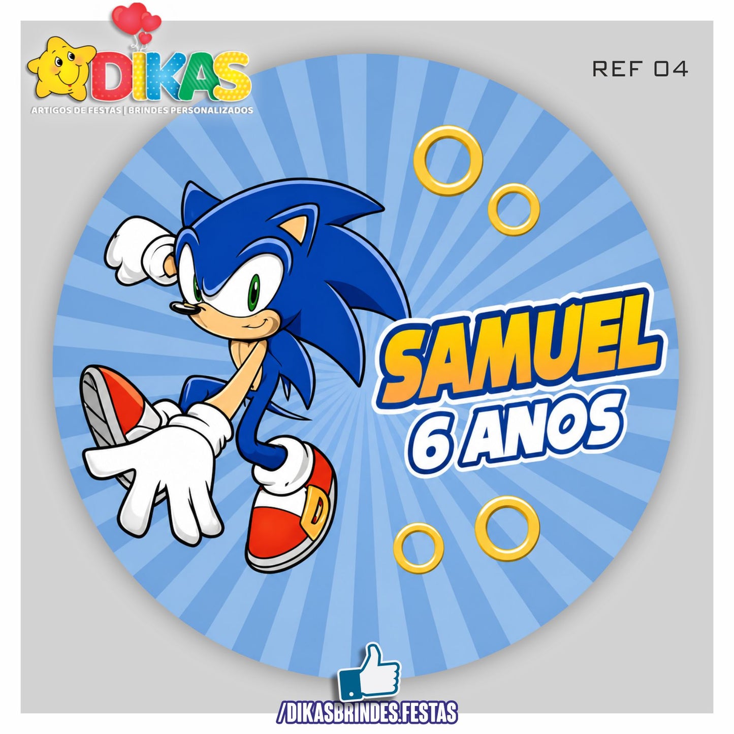 PAINEL CENÁRIO REDONDO - SONIC
