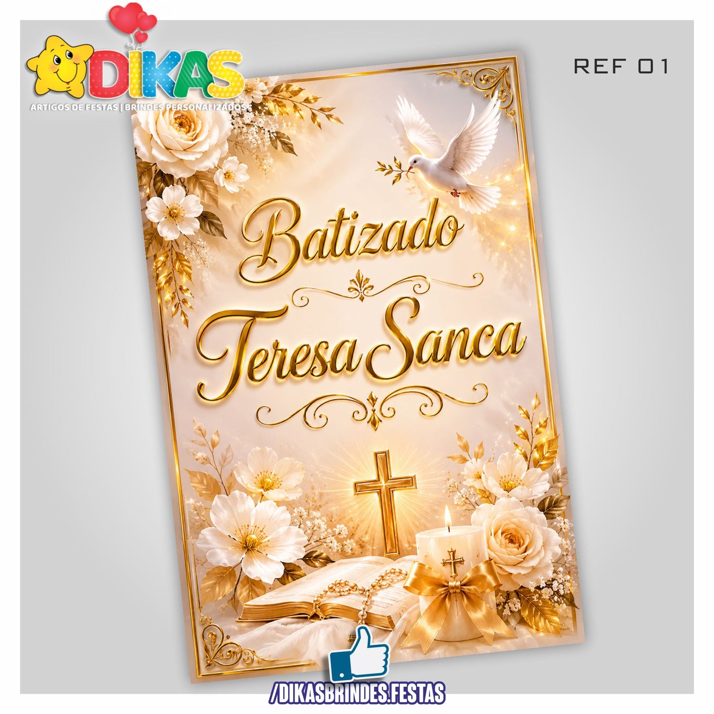 PAINEL TEMÁTICO E/OU PERSONALIZADO - BATIZADO