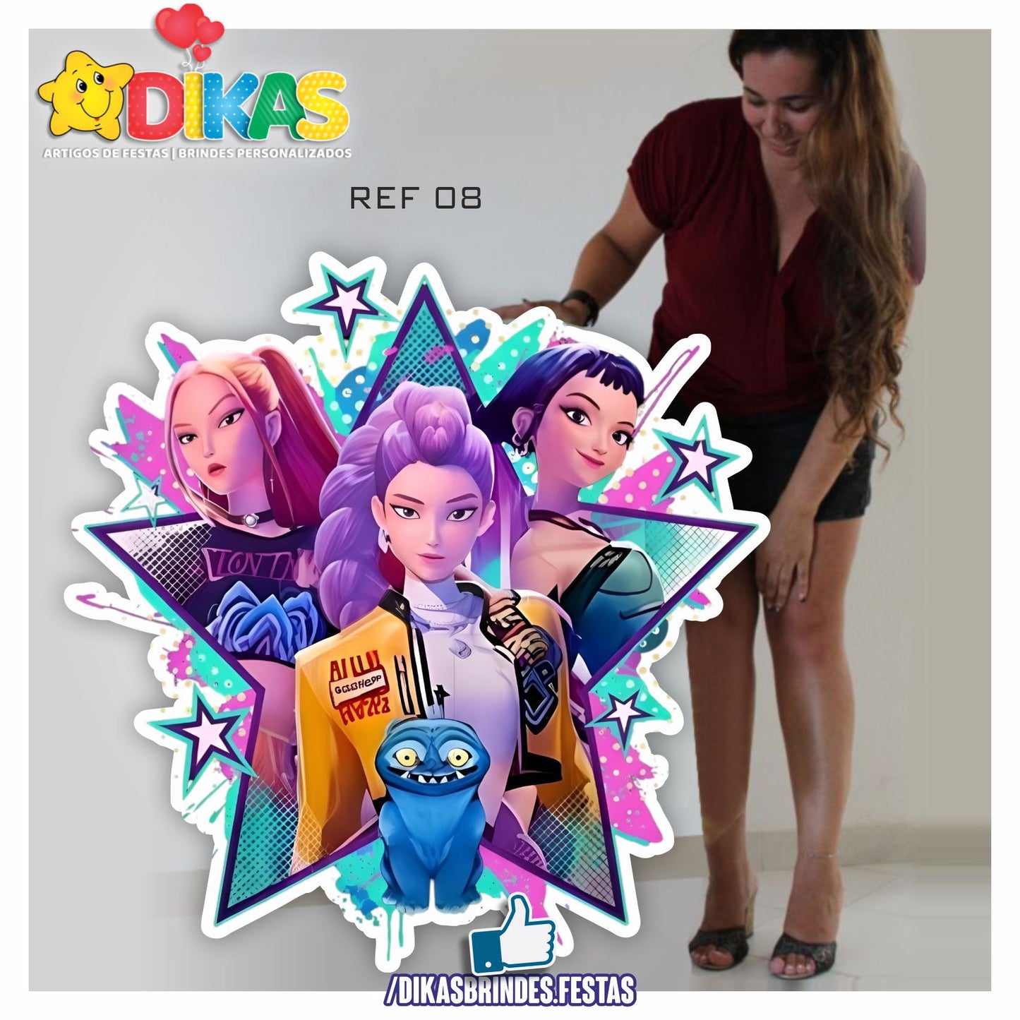 CENÁRIO DE CHÃO - Guerreiras do K-POP