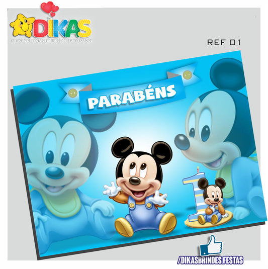 PAINEL TEMÁTICO E/OU PERSONALIZADO -MICKEY BABY