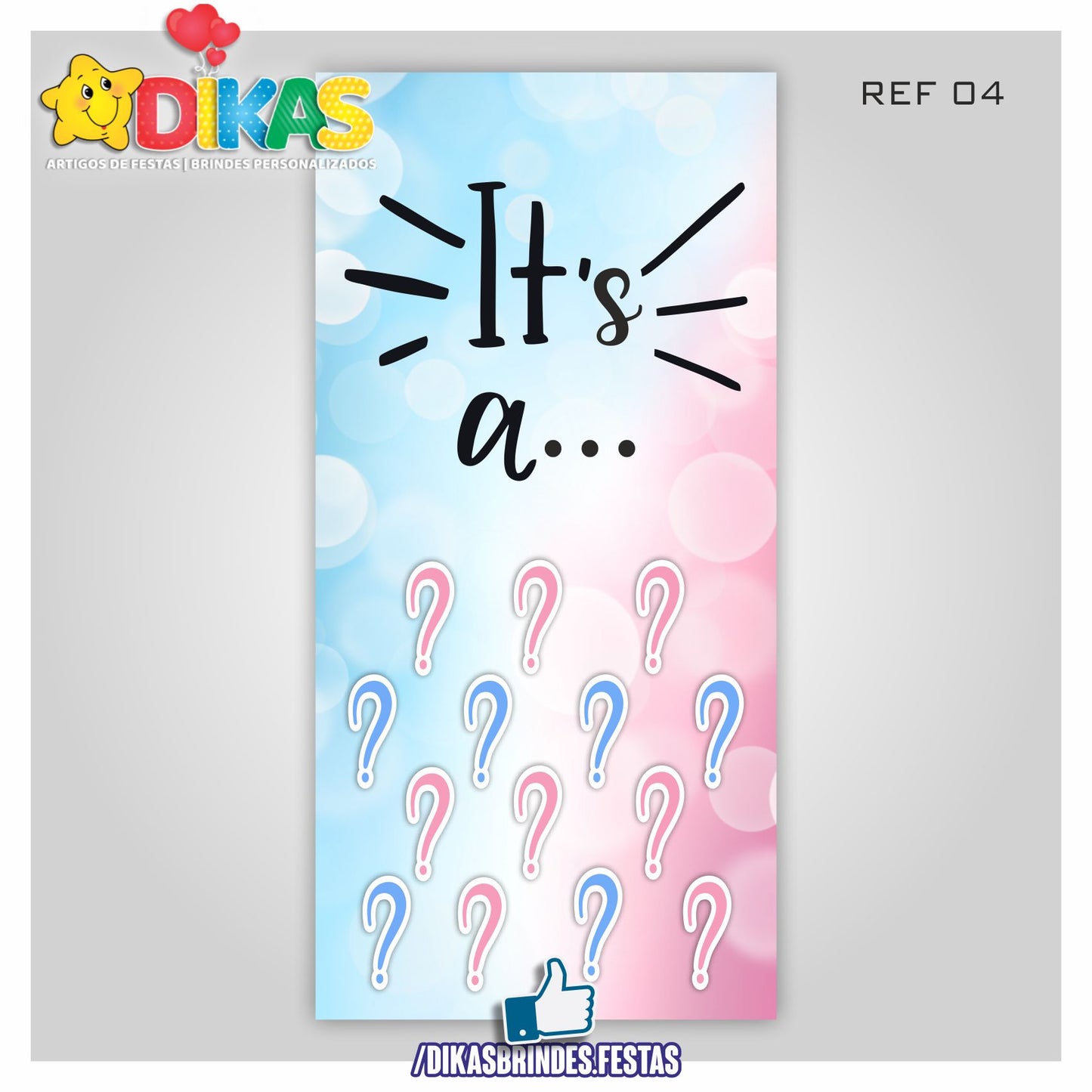 PAINEL TEMÁTICO E/OU PERSONALIZADO - CHÁ REVELAÇÃO