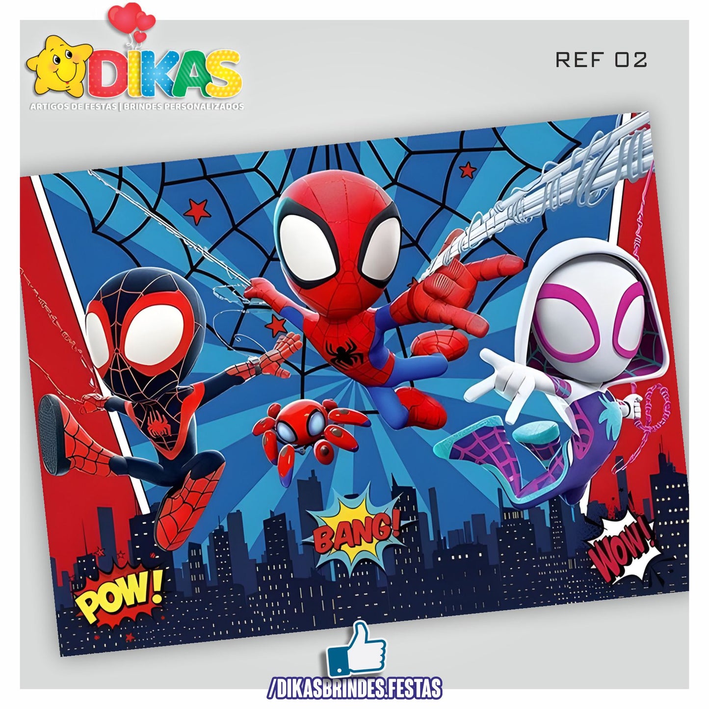 PAINEL TEMÁTICO E/OU PERSONALIZADO - SPIDEY