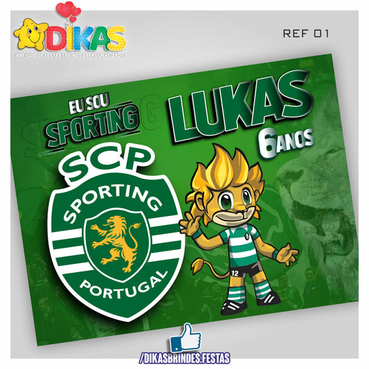 PAINEL TEMÁTICO E/OU PERSONALIZADO - FUTEBOL SPORTING