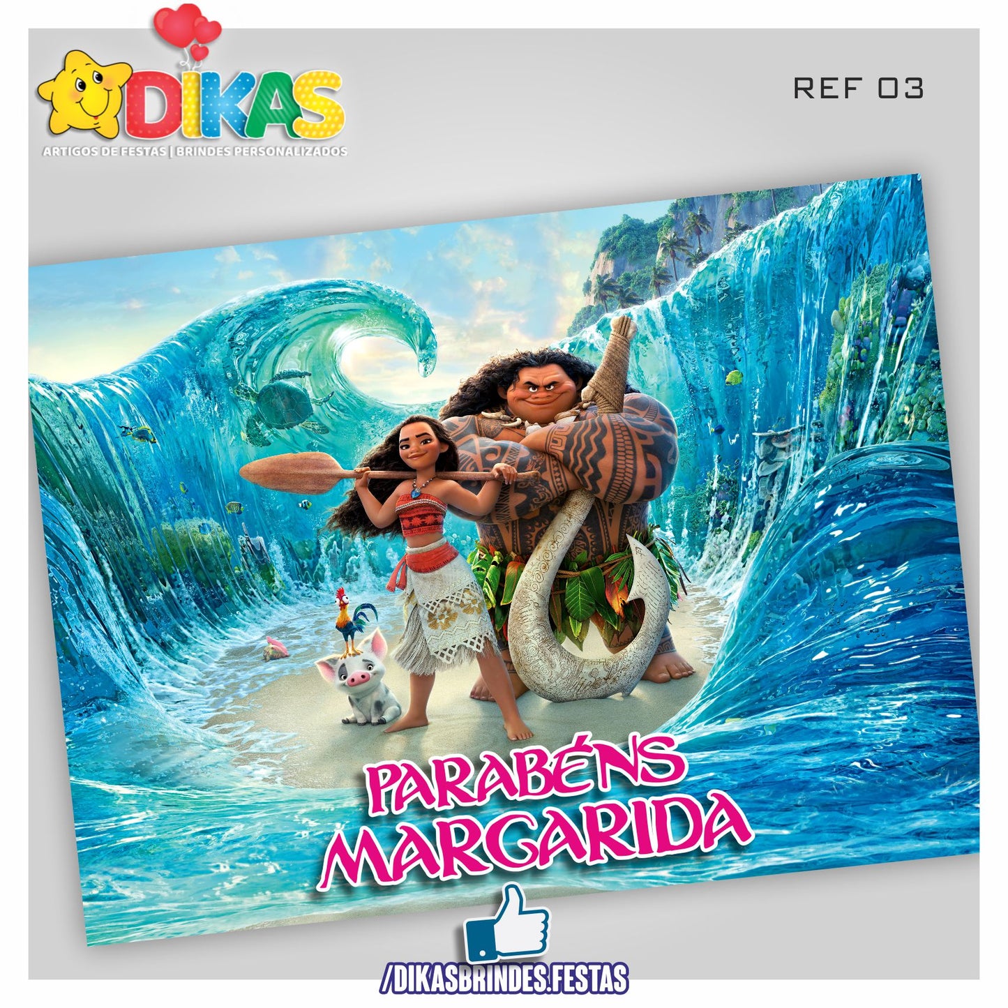 PAINEL TEMÁTICO E/OU PERSONALIZADO - VAIANA