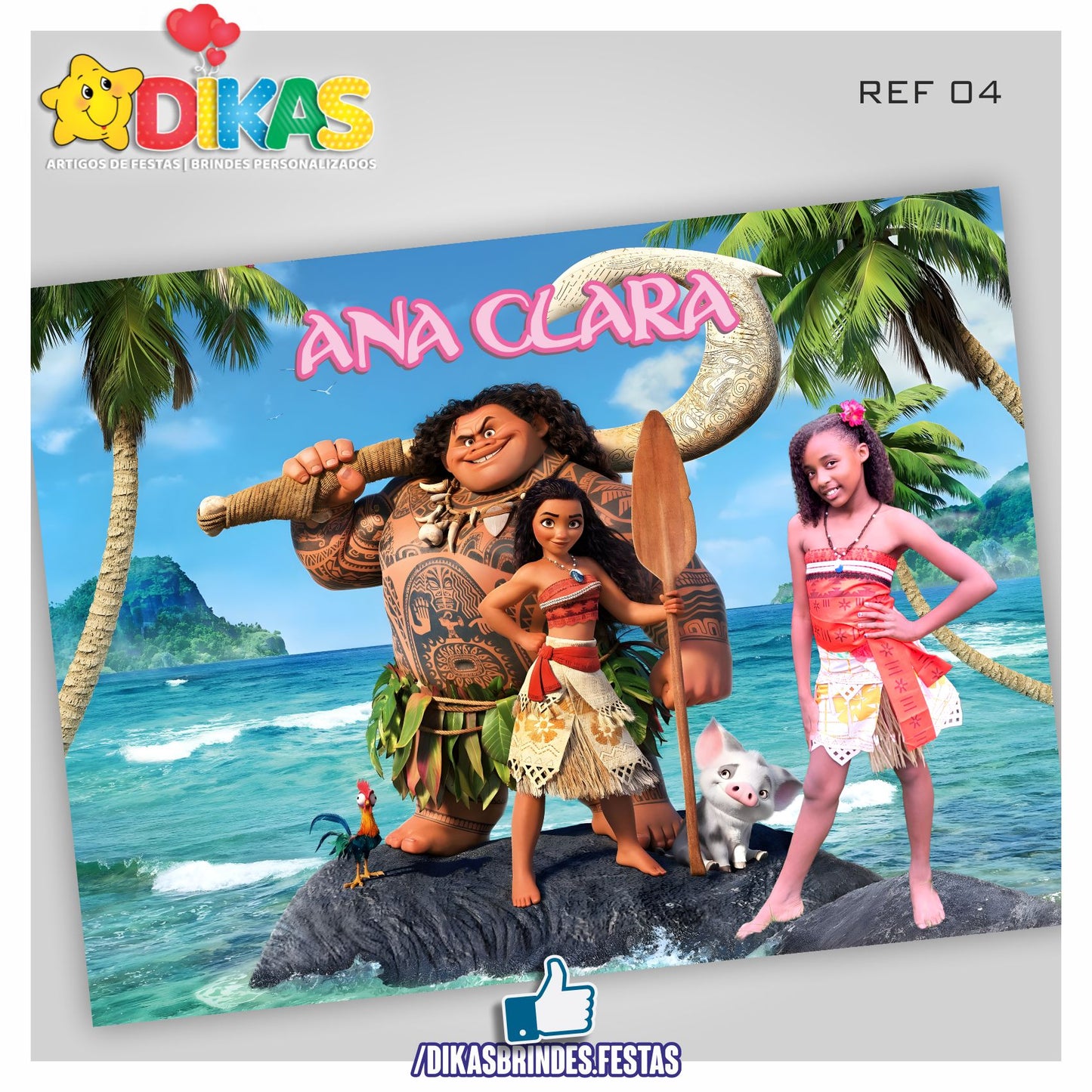 PAINEL TEMÁTICO E/OU PERSONALIZADO - VAIANA