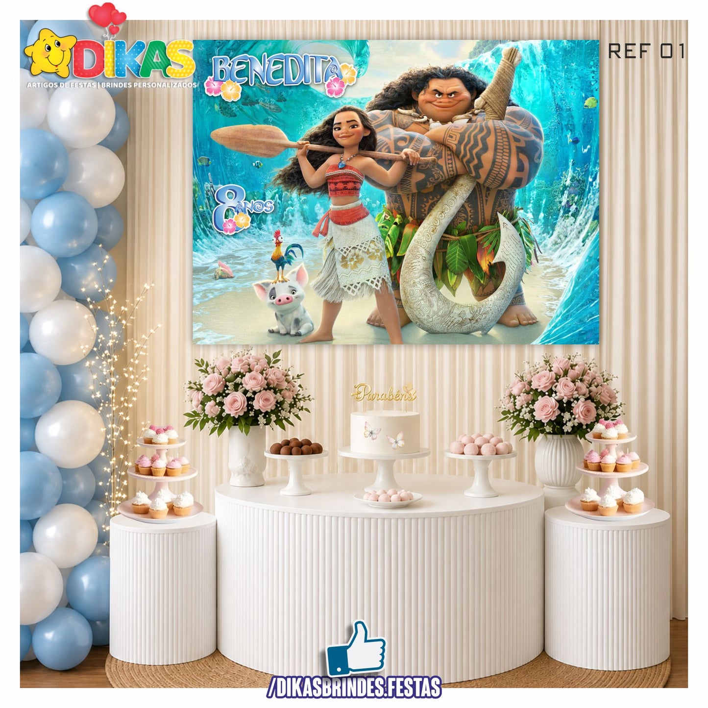 PAINEL TEMÁTICO E/OU PERSONALIZADO - VAIANA