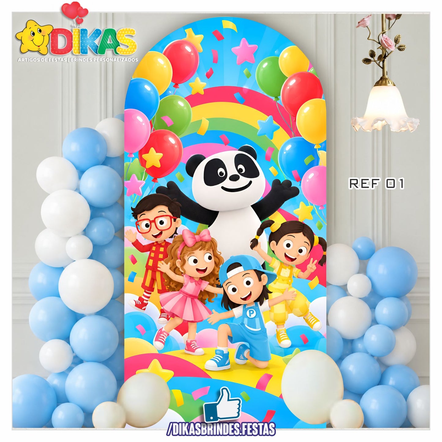 PAINEL ROMANO - PANDA E OS CARICAS