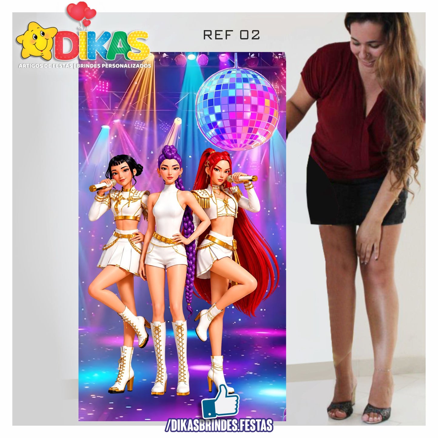 PAINEL ROMANO - GUERREIRAS DO K-POP