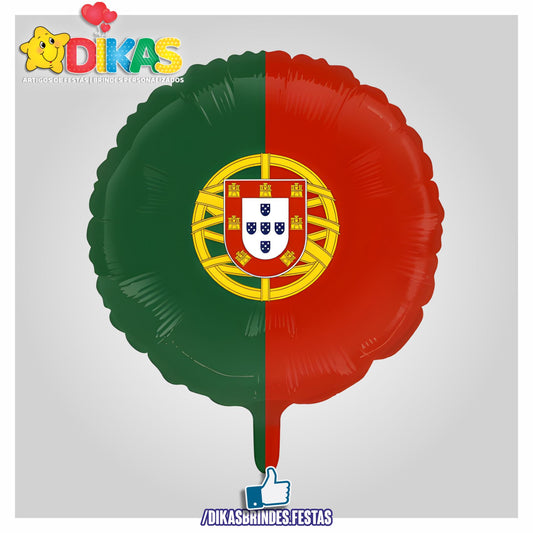 BALÃO FOIL REDONDO - FUTEBOL PORTUGAL