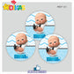 AUTOCOLANTE 5cm - BOSS BABY