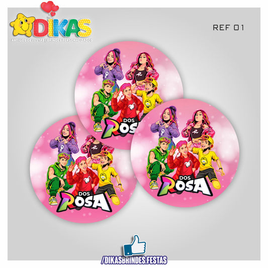 AUTOCOLANTE 5cm - GRUPO DOS ROSA
