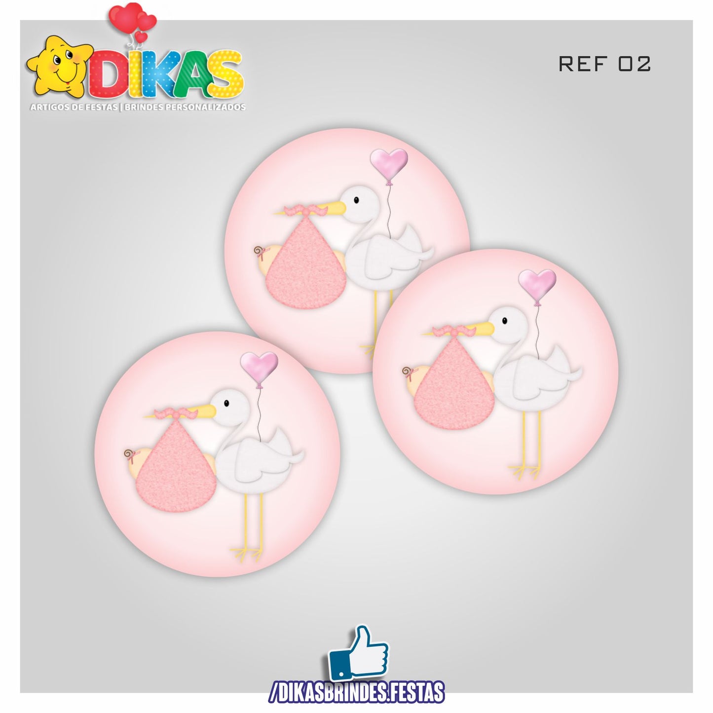 AUTOCOLANTE 5cm - BEBÉ