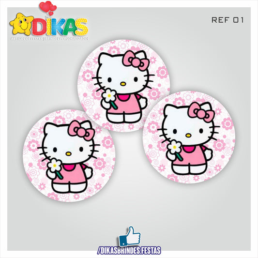 AUTOCOLANTE 5cm - HELLO KITTY