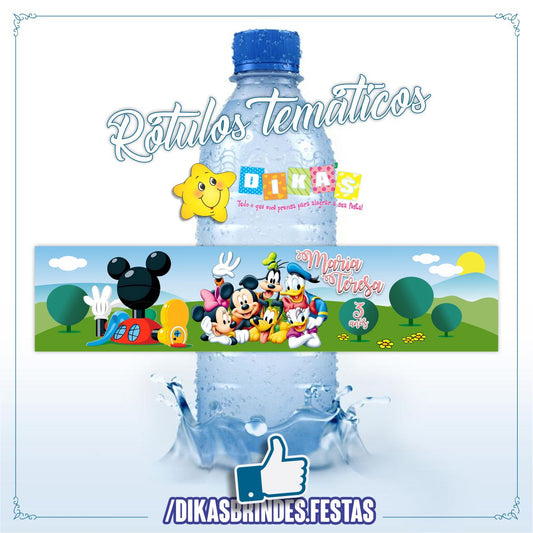SACO PRENDA C/ TAG PERSONALIZADO - MICKEY E OS AMIGOS