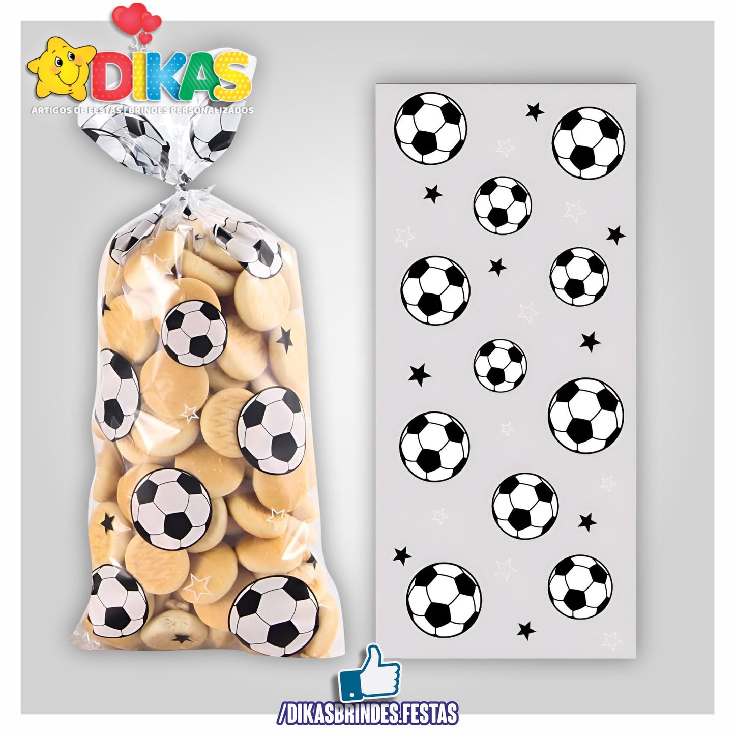SACOS DE OFERTA FUTEBOL (12,5x27,5cm)