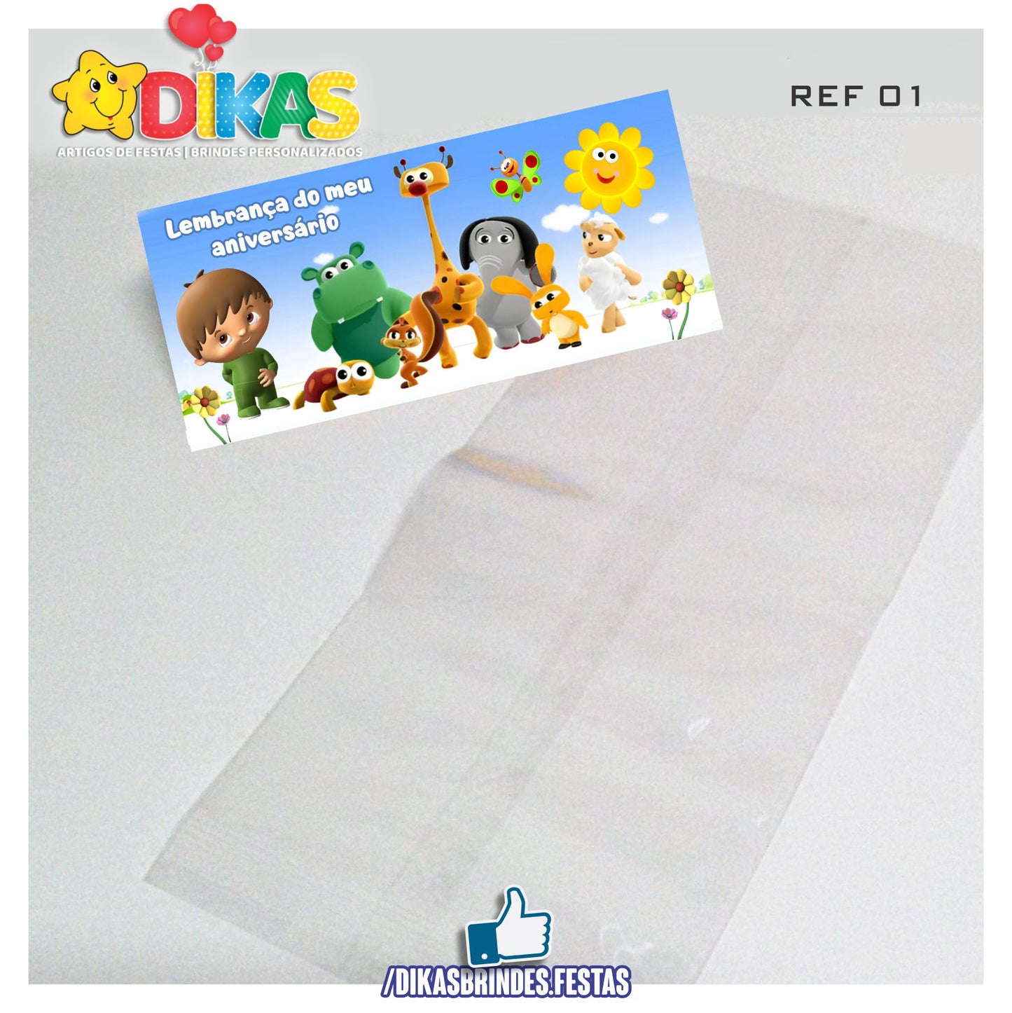 SACO PRENDA C/ TAG (6unid.) - BABY TV