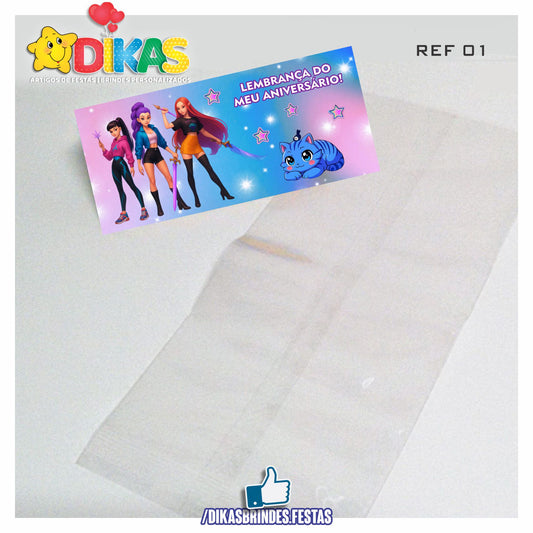 SACO PRENDA C/ TAG (6unid.) - Guerreiras do K-POP