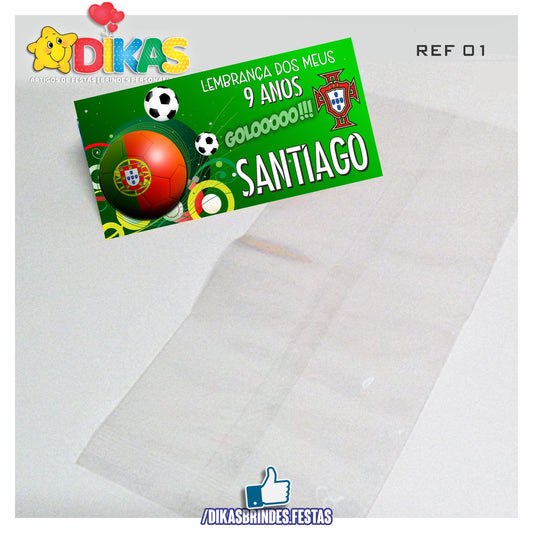 SACO PRENDA C/ TAG PERSONALIZADO - FUTEBOL PORTUGAL