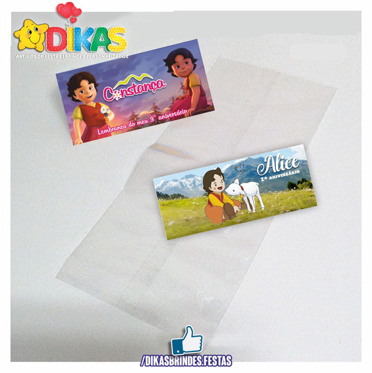SACO PRENDA C/ TAG PERSONALIZADO - HEIDI
