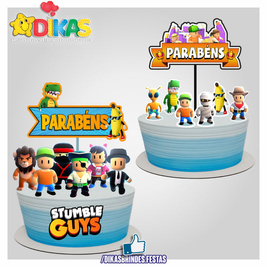 TOPO DE BOLO - STUMBLE GUYS