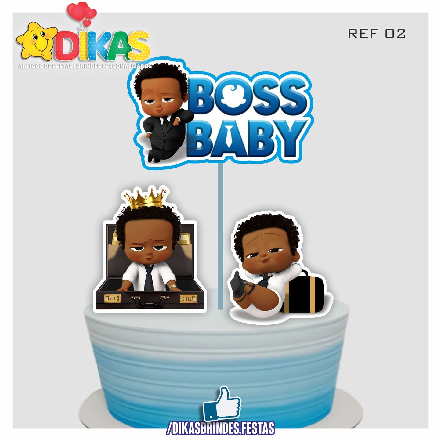 TOPO DE BOLO - BOSS BABY