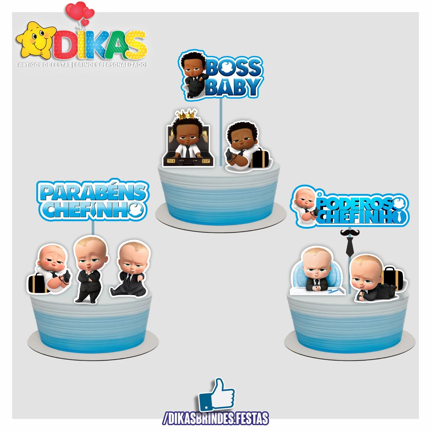 TOPO DE BOLO - BOSS BABY