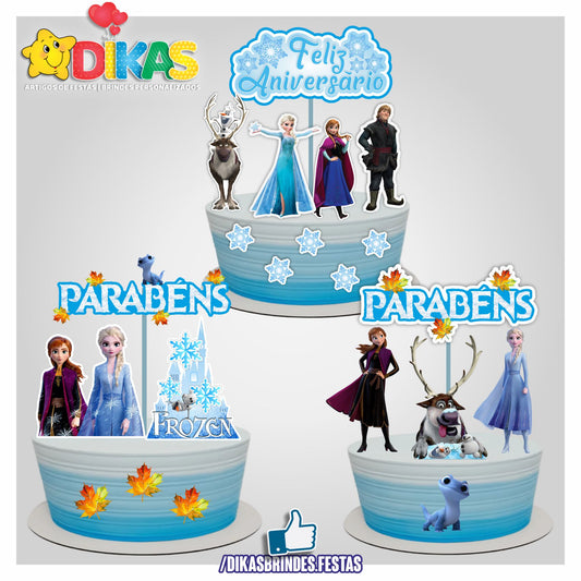 TOPO DE BOLO - FROZEN