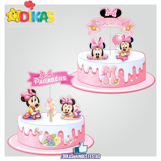 TOPO DE BOLO - MINNIE BABY