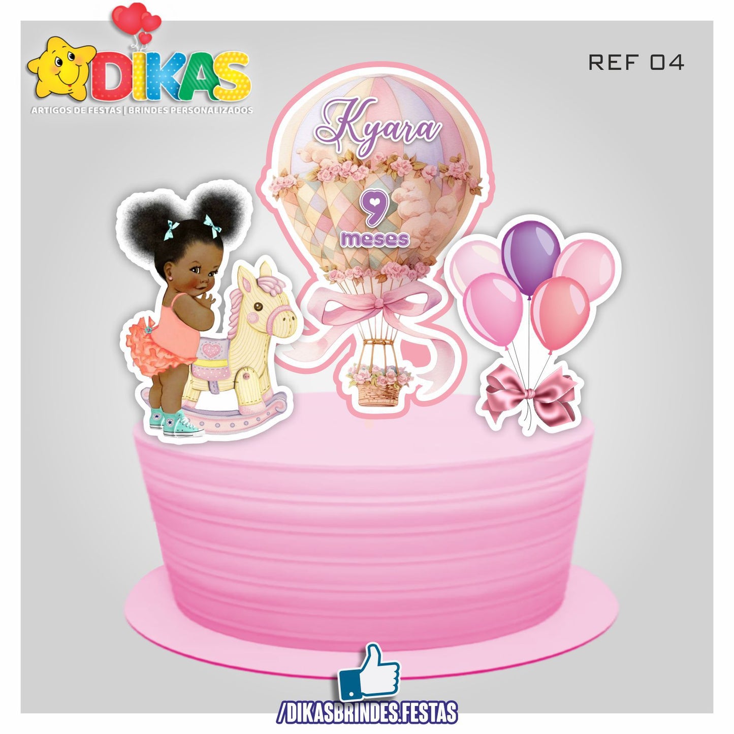 TOPO DE BOLO PERSONALIZADO - BEBÉ