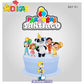 TOPO DE BOLO PERSONALIZADO - PANDA E OS CARICAS