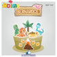 TOPO DE BOLO PERSONALIZADO - DINOSSAUROS