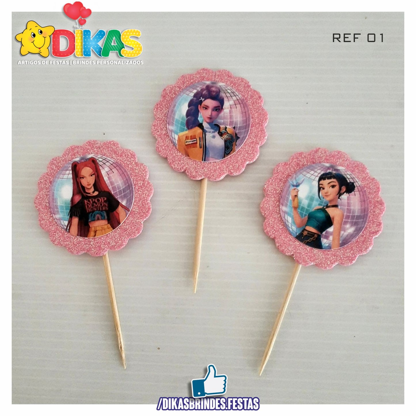 TOPPERS ARTESANAL - Guerreiras do K-POP