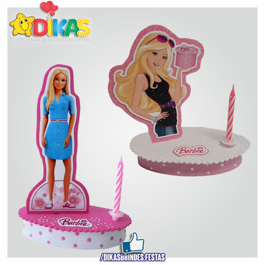 TOPO DE BOLO SIMPLES - BARBIE