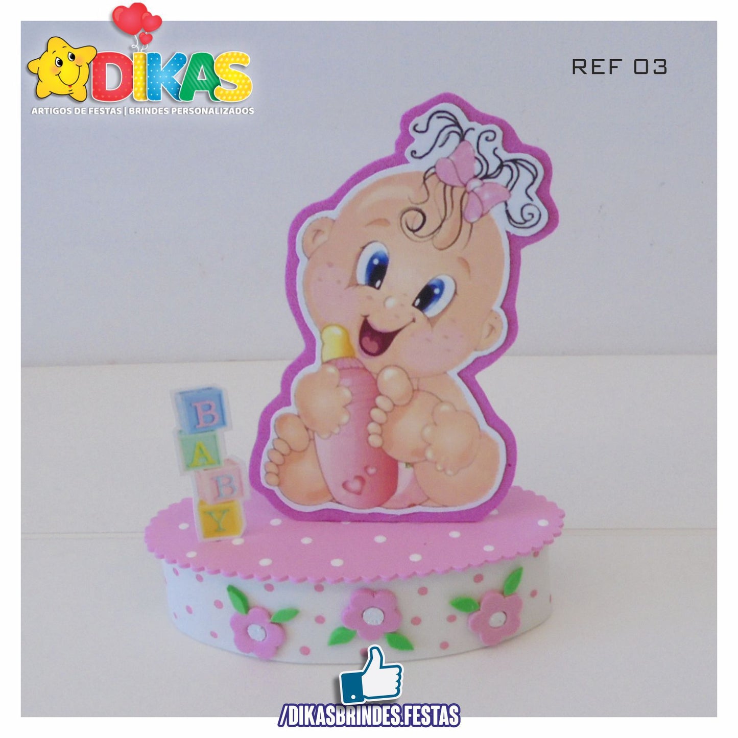 TOPO DE BOLO SIMPLES - BEBÉ