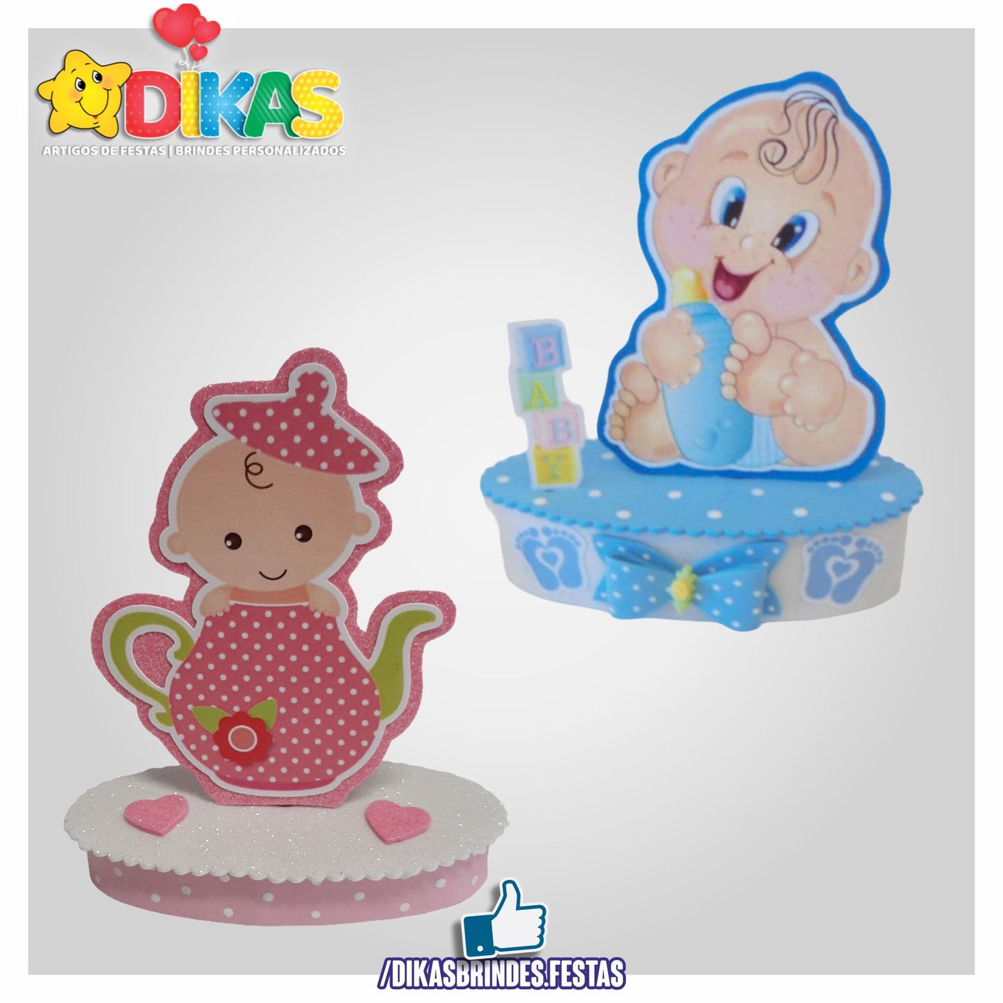 TOPO DE BOLO SIMPLES - BEBÉ