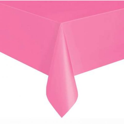 TOALHA DE MESA ROSA FORTE