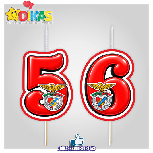 VELA ARTESANAL - FUTEBOL BENFICA