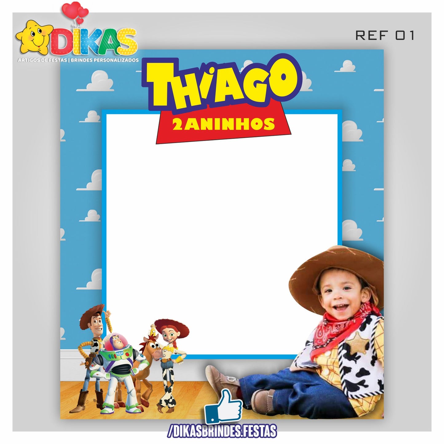 MOLDURA PARA FOTOS - TOY STORY